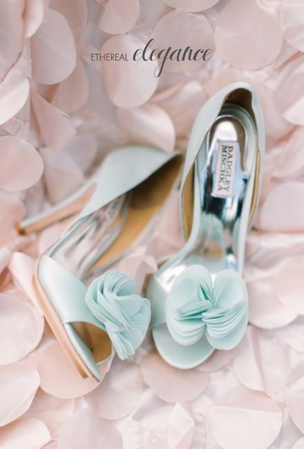 Zapatos "algo azul"