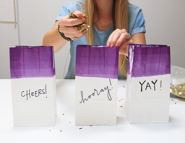 Bolsitas de confeti DIY