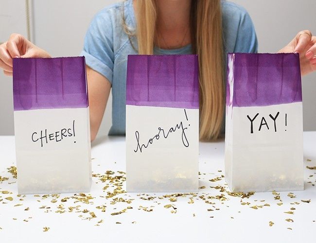 Bolsitas de confeti DIY