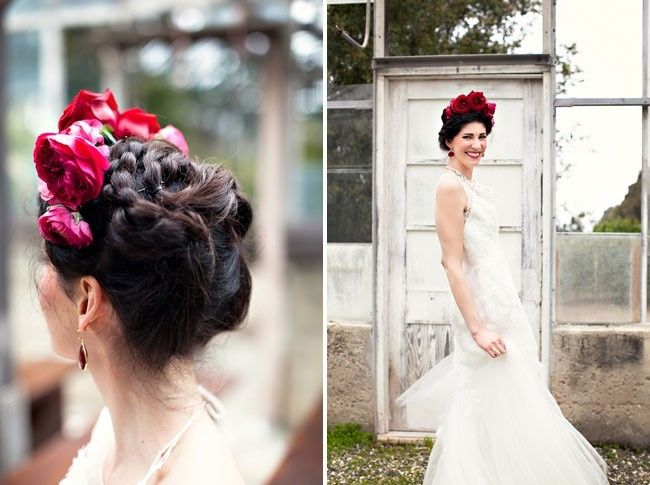 Novias inspiradas en Frida Kahlo