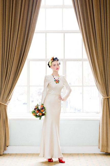 Novias inspiradas en Frida Kahlo