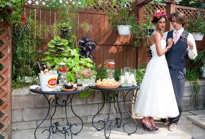 Novias inspiradas en Frida Kahlo
