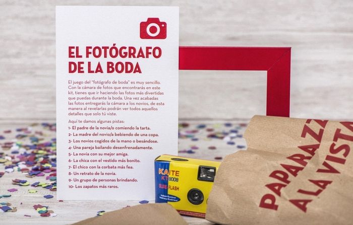 juego de espía para Wedshoots