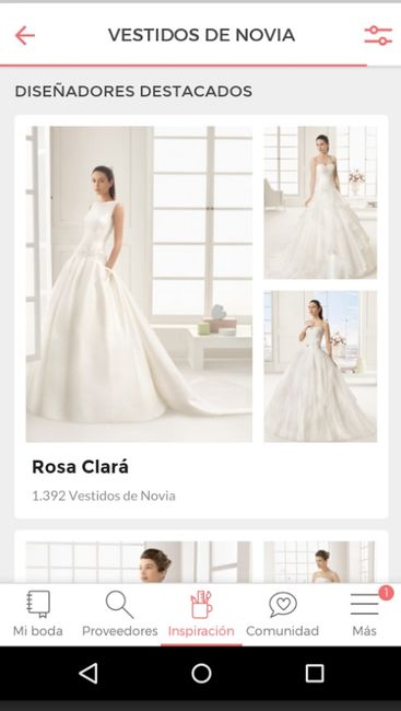 Nueva app  de bodas para Android