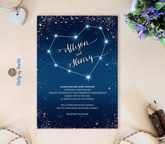 Boda inspirada en las estrellas