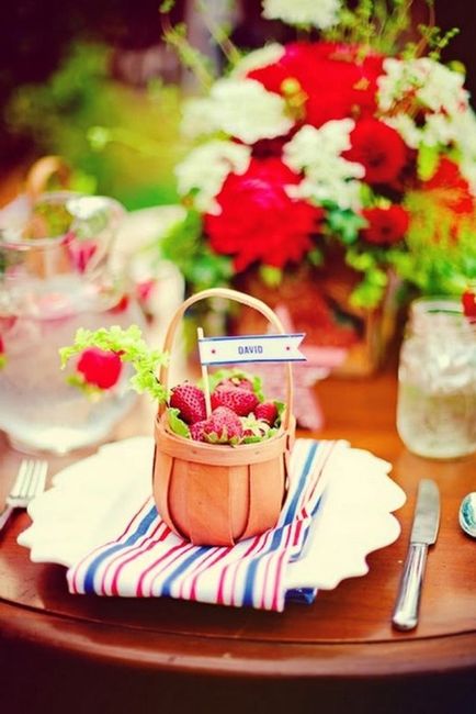 Boda con fresas