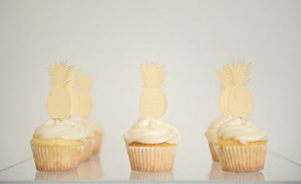 Cupcakes de piña ... yummy!