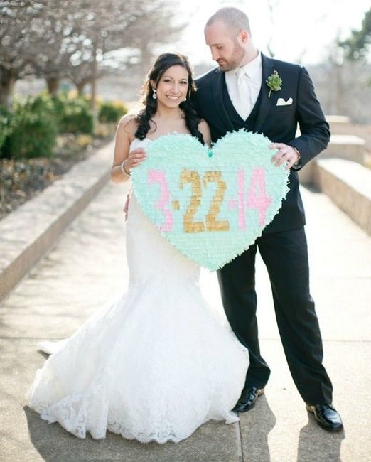 Para la sesión de fotos (tipo save the date)