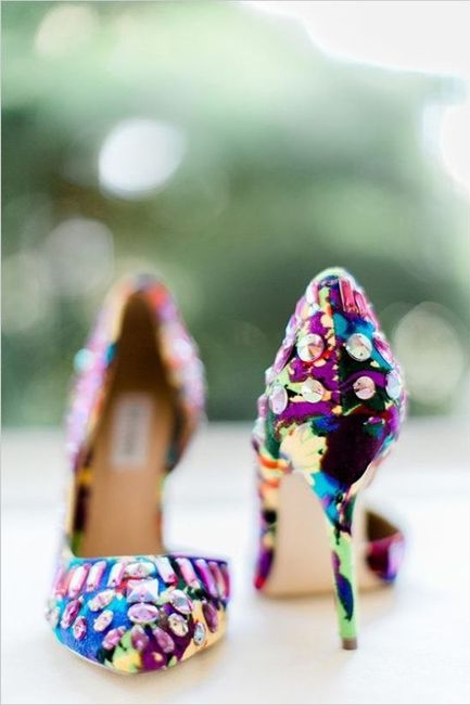 Zapatos de colores