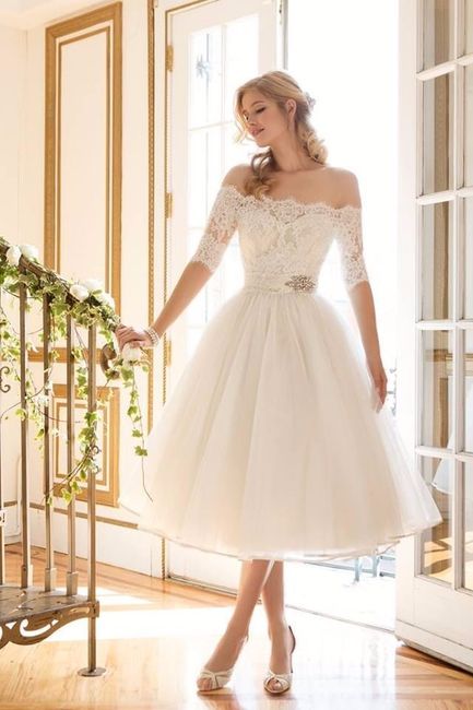 3 vestidos de novia cortos ¡vota por tu favorito!