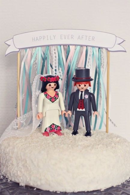 10 muñecos originales para tu pastel de boda