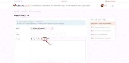 Subir fotos desde la compu