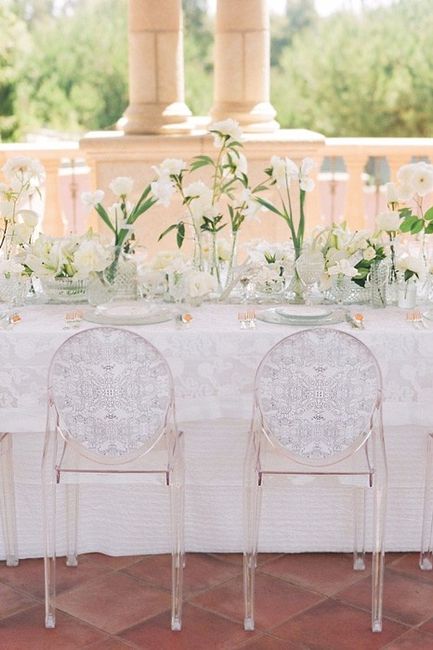 Sillas transparentes para boda