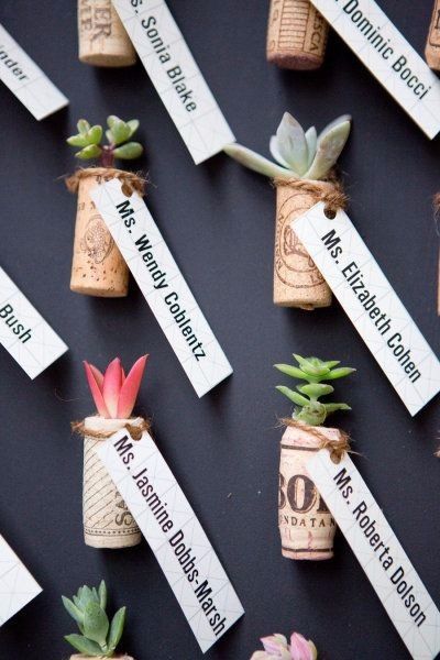 Ideas para tu boda con corchos