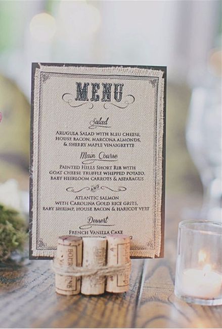 Ideas para tu boda con corchos