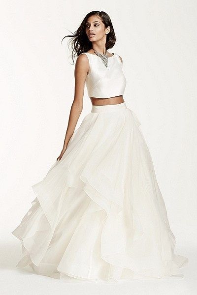 Vestidos de novia Crop Top ¡vota por tu favorito!