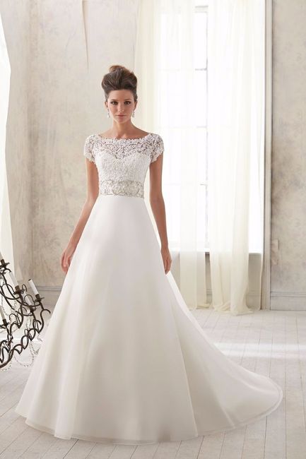 4 vestidos de novia corte evasé ¿cuál eliges?