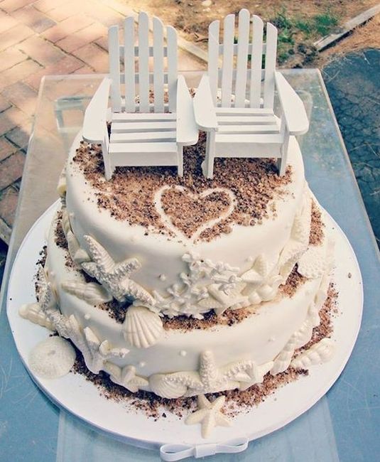 10 pasteles para boda en la playa ¿cuál se te antoja?