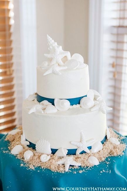 10 pasteles para boda en la playa ¿cuál se te antoja?