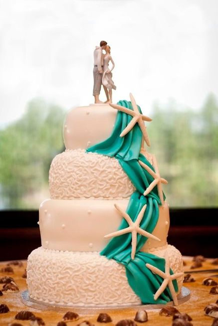 10 pasteles para boda en la playa ¿cuál se te antoja?