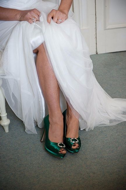 4 zapatos verdes para novia ¡vota por tus favoritos!