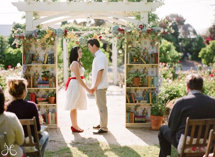 Arcos de boda con libros ¿cuál te gusta más?