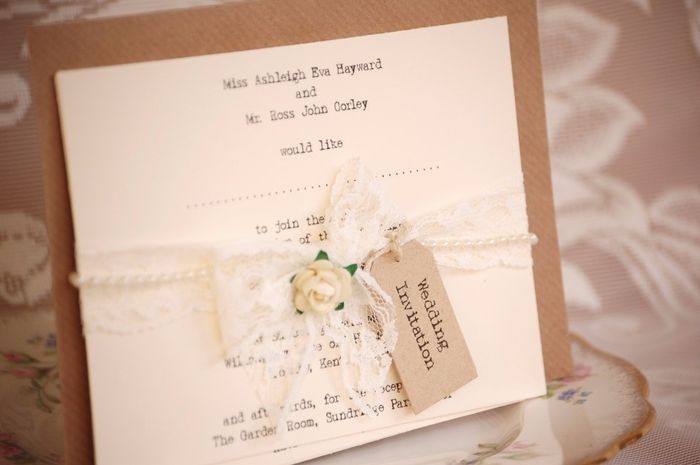 5 invitaciones vintage ¡vota por tu favorita!