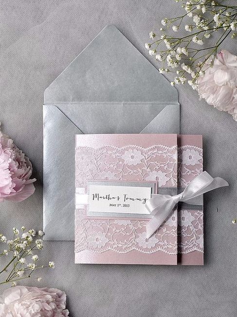 5 invitaciones grises ¿cuál te gusta más?