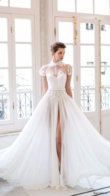 6 vestidos con abertura delantera