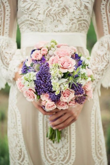 5 ramos con flores lavanda ¿con cuál te quedas?