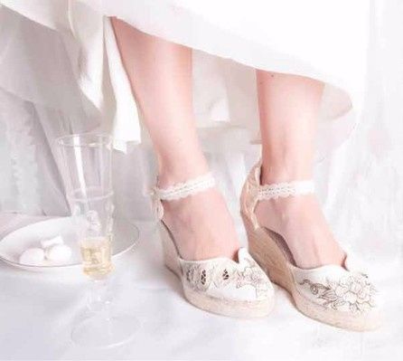 7 alpargatas con tacón para novia ¿cuál eliges?