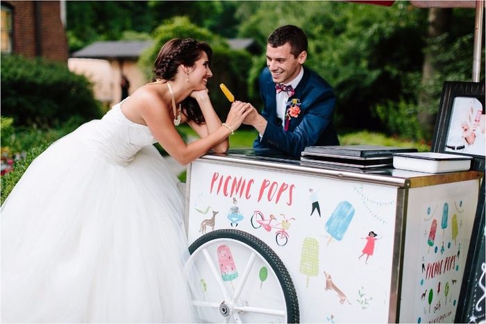 Resultado de imagen para carrito de paletas en bodas