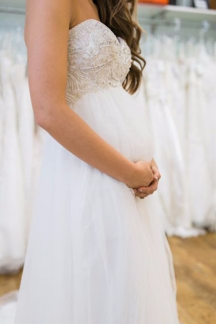 8 vestidos para novias embarazadas ¡vota por tu favorito!