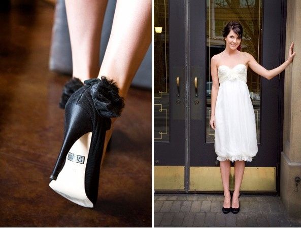9 zapatos negros para novia ¿te atreverías?