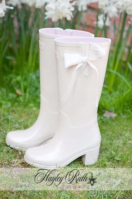 botas de lluvia para novias 2017 ¿con cuál te quedas?