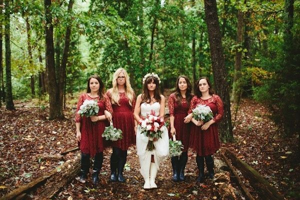 botas de lluvia para novias 2017 ¿con cuál te quedas?