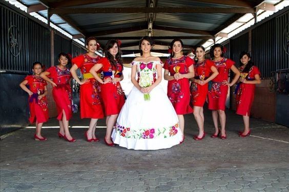 inspiraciones para una boda Otomí