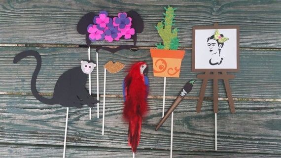 Props mexicanos para las fotos de boda ¿te gustaría?
