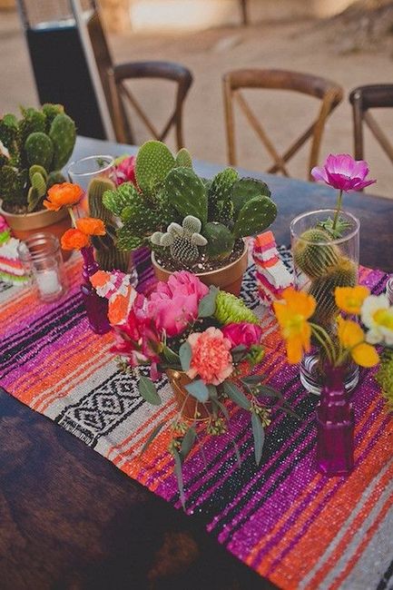 caminos de mesa estilo mexicano