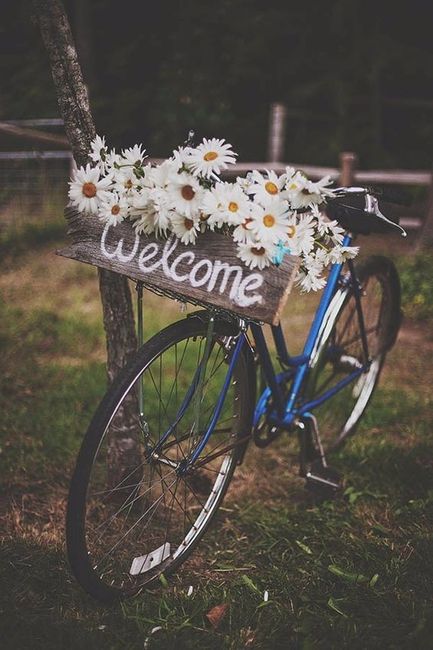 6 decoraciones con bicicletas para tu boda ¿cuál te gusta?