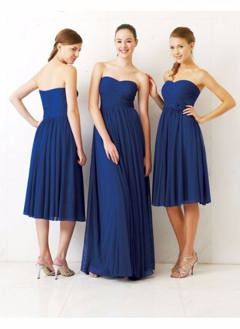 8 vestidos lapis blue para damas