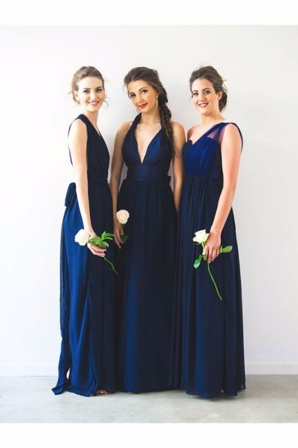 8 vestidos lapis blue para damas