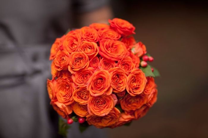 5 ramos de novia color flame ¡vota por tu favorito!