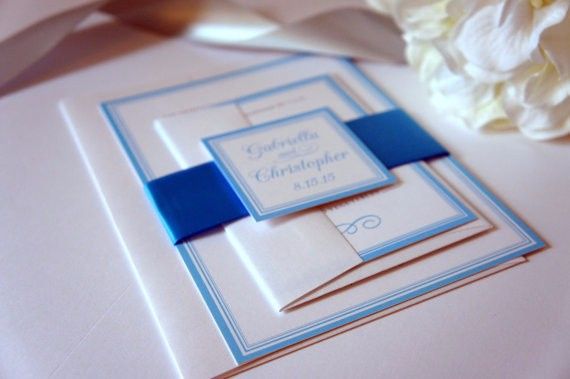 8 invitaciones azules ¡escoge tu favorita!