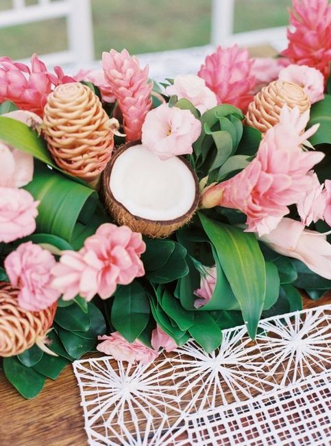 ideas con cocos para tu boda ¡escoge una!