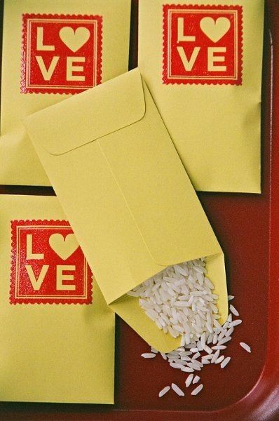 ideas originales para entregar el arroz