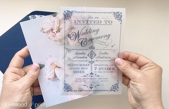 Invitaciones translúcidas ¿te atreverías?