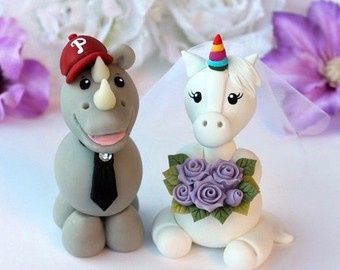 6 cake toppers de unicornio ¿te atreverías?