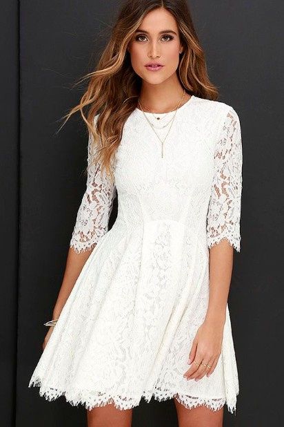 10 vestidos bonitos para tu boda civil