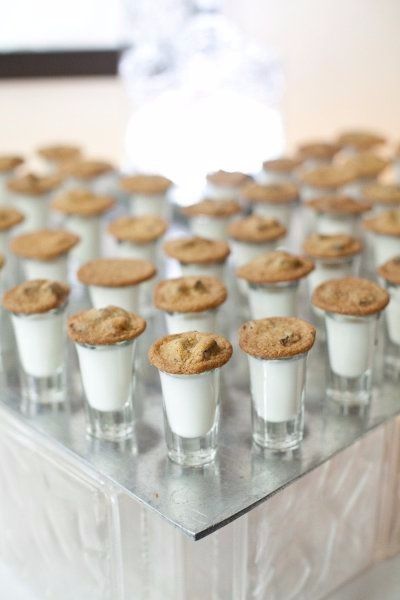 Shots de leche para bodas sin alcohol 😇